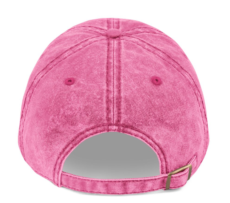 Pesca cap in Pink, back view